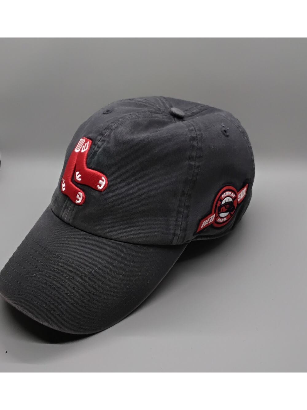 Boston Red Sox hat featuring historic Fenway Park patch